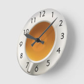 Teebecher Runde Wanduhr (Winkel)