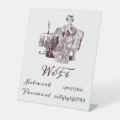 Teebecher-Schild Sockelschild (Vorderseite)