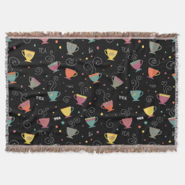 Teebecher, Tasse aus Retroporzellan Decke