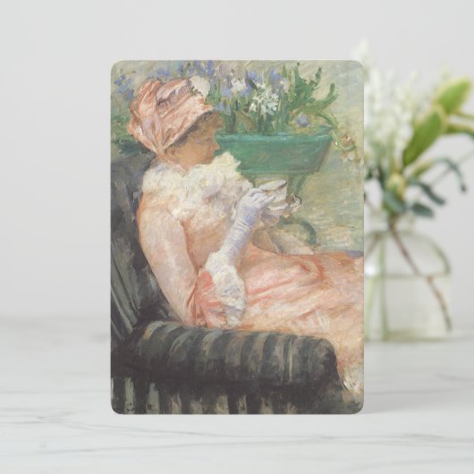 Teebecher von Mary Cassatt, Vintager Impressionism (Stehend Vorderseite)