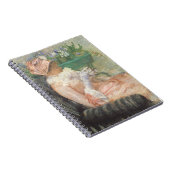 Teebecher von Mary Cassatt, Vintager Impressionism Notizblock (Rechte Seite)
