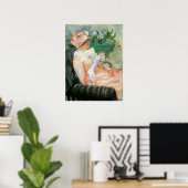 Teebecher von Mary Cassatt, Vintager Impressionism Poster (Heimbüro)
