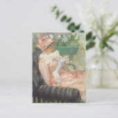 Teebecher von Mary Cassatt, Vintager Impressionism Postkarte (Stehend Vorderseite)