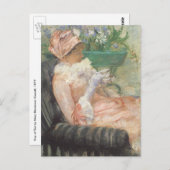 Teebecher von Mary Cassatt, Vintager Impressionism Postkarte (Vorne/Hinten)