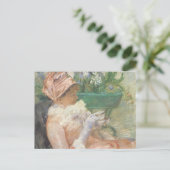 Teebecher von Mary Cassatt, Vintager Impressionism Postkarte (Stehend Vorderseite)