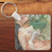 Teebecher von Mary Cassatt, Vintager Impressionism Schlüsselanhänger (Vorderseite)