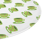 Teebecher weiß schneidebrett (Ecke)