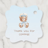 Teebeere - Kinderdusche Geschenkanhänger (Rückseite)