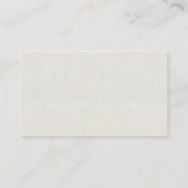 Teebeere Rose Visitenkarte (Rückseite)