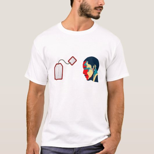 Teebeutel-Barack Obama Party T-Shirt (Vorderseite)
