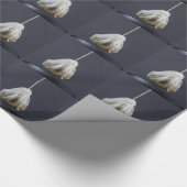 Teebeutel hängt in einer Tasse Geschenkpapier (Ecke)