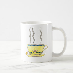 Teebeutel in einem Teacup Kaffeetasse