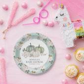 Teebeutel mit Blumenzwiebeln Pappteller (Party)