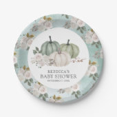 Teebeutel mit Blumenzwiebeln Pappteller (Vorderseite)