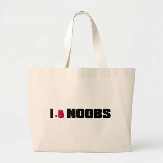 (Teebeutel) noobs I Jumbo Stoffbeutel (Vorne)