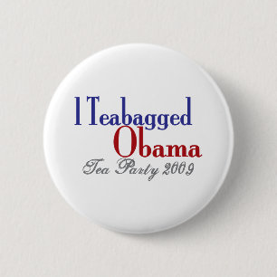 Teebeutel Obama (Tee-Party 2009) Button