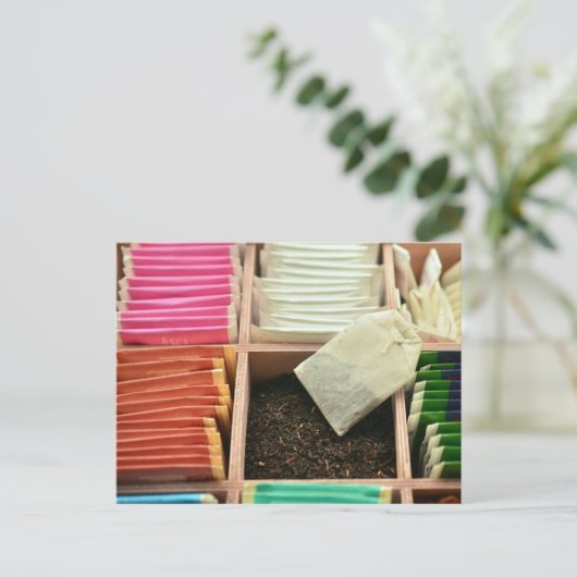 Teebeutel Postkarte (Stehend Vorderseite)