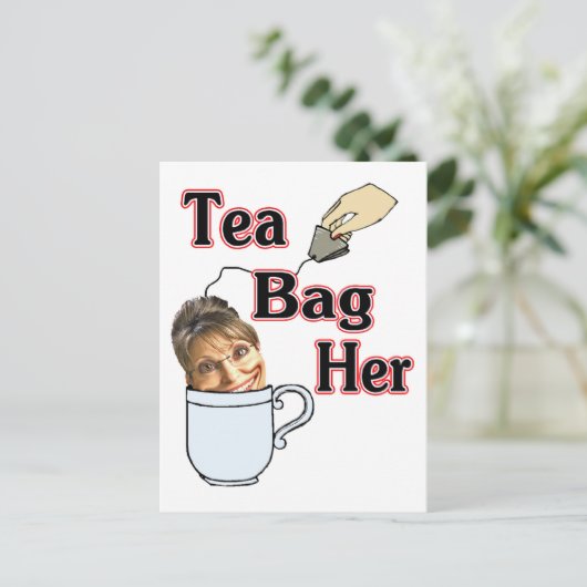 Teebeutel Postkarte (Stehend Vorderseite)