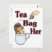 Teebeutel Postkarte (Vorne/Hinten)