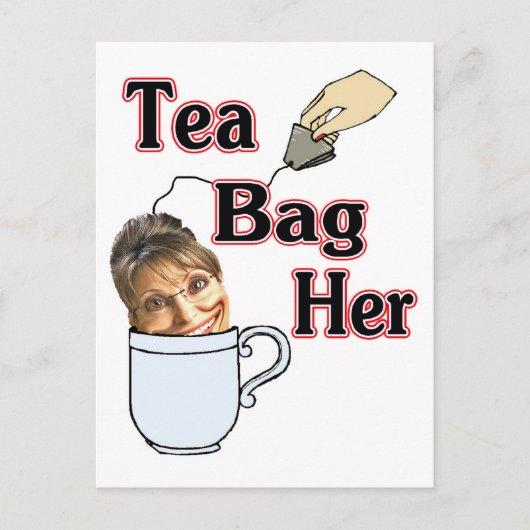 Teebeutel Postkarte (Vorderseite)