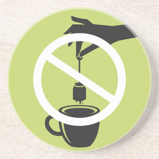 Teebeutel Sandstein Untersetzer (Vorne)