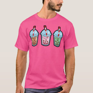 Teebeutel-Sticker-Muster T-Shirt