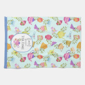 Teebeutel und Bluescreen Geschirrtuch (Horizontal)