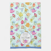 Teebeutel und Bluescreen Geschirrtuch (Vertikal)