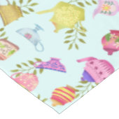 Teebeutel und Bluescreen Tischdecke (Schrägansicht)