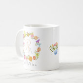 Teebeutel und Monogramm-Tasse Kaffeetasse (Vorderseite Links)