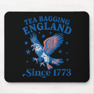 Teebeutelung England Seit 1773 Patriotischer Adler Mousepad