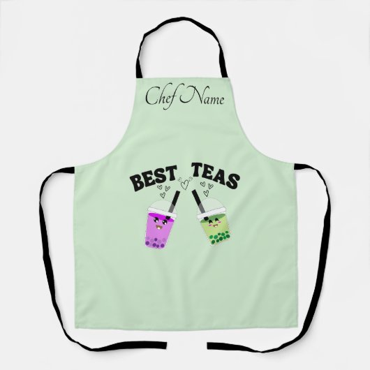 Teeblätterchen Schürze (Vorderseite)