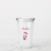 Teeblättertee Acryltrinkbecher (Vorderseite)