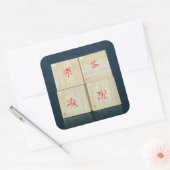 Teeboxe 1992 quadratischer aufkleber (Umschlag)