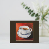 Teebrauen im Cup Postkarte (Stehend Vorderseite)