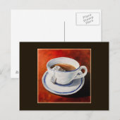 Teebrauen im Cup Postkarte (Vorne/Hinten)