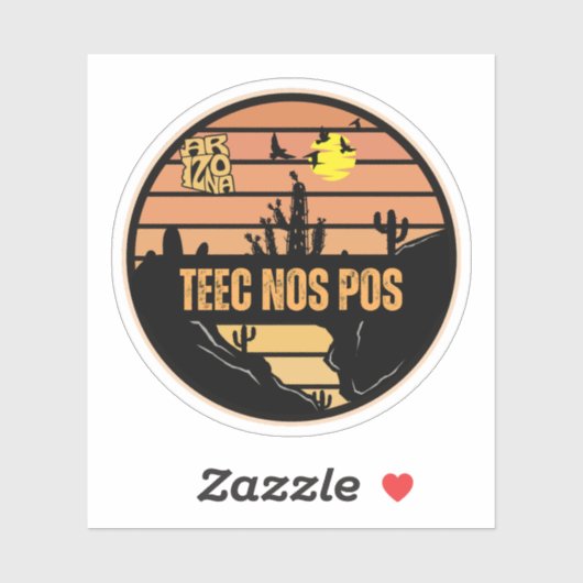 Teec No Pos, Arizona Aufkleber (Blatt)