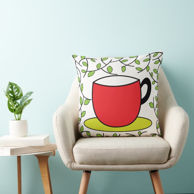 Teecup-Blätter Kissen (Stuhl )