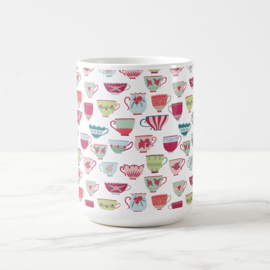 Teecup Muster Kaffeetasse (Mittel)