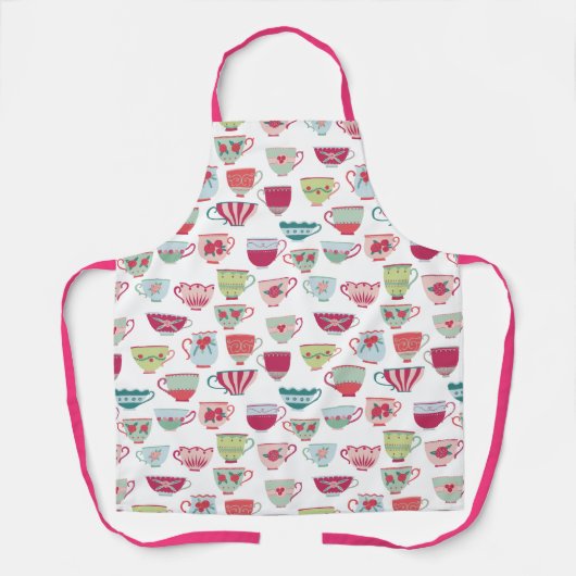 Teecup Muster Schürze (Vorderseite)