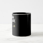 Teedinosaurier Zweifarbige Tasse (Mittel)