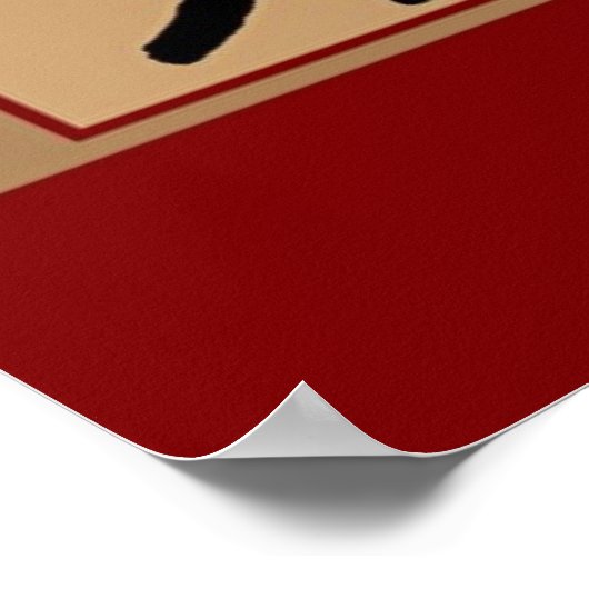 Teeeichhörnchen Poster (Ecke)