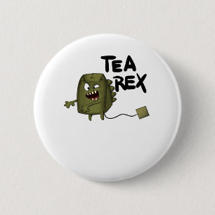 Teeextrakt, lustiger Dinosaurier Button