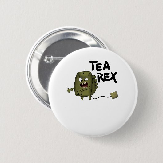 Teeextrakt, lustiger Dinosaurier Button (Vorne & Hinten)