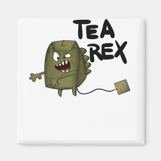Teeextrakt, lustiger Dinosaurier Magnet (Vorne)