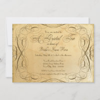 Teeflecken-Vintage-Hochzeit 1 - Braut-Teeparty