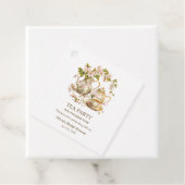 Teeflora Party Zeit für Tee Brautparty Geschenkanhänger (Beispiel)