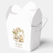 Teeflora Party Zeit für Tee Brautparty Geschenkschachtel (Geöffnet)