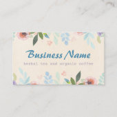 Teefloralcreme Gelbe Visitenkarte (Vorderseite)