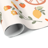 Teegarten-Fernfahrrad Geschenkpapier (Rolleneckpunkt)